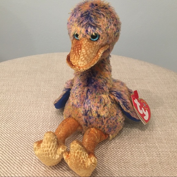 dinky the duck beanie baby
